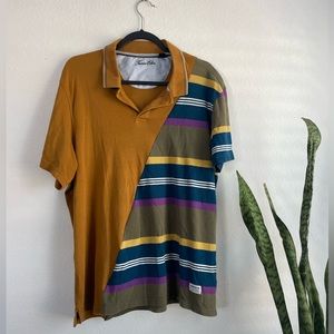 Two tone polo neck tshirt size L